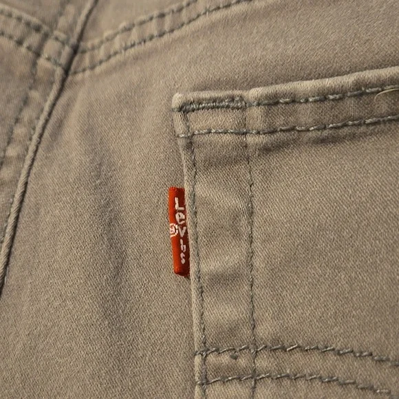 Levi's 511 Silm Gray Straight Leg Jeans Boys Size 16 Reg - Picture 6 of 6